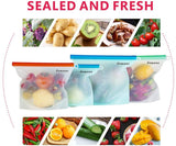 Reusable Silicone Food Storage Bags