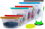 Reusable Silicone Food Storage Bags Ziplock
