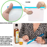 Reusable Silicone Food Storage Bags Ziplock